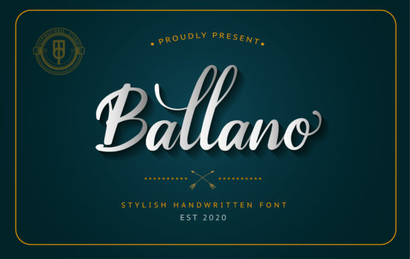 Ballano: A Handwritten Font for Elegant Editorial Design