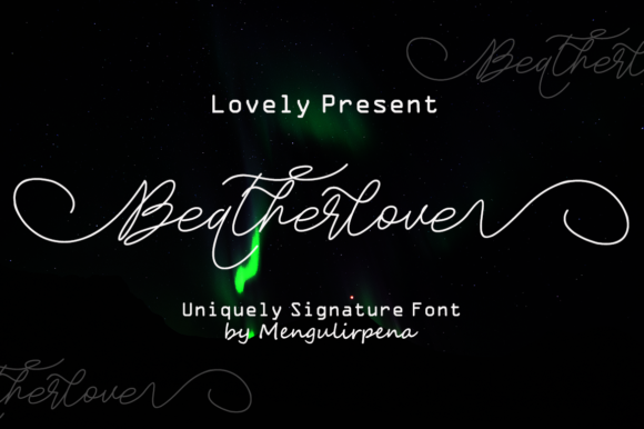 Beatherlove: A Charming Script Font for Web Design