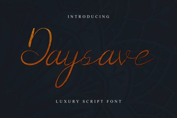 Daysave: A Versatile Handwritten Font for Editorial Design