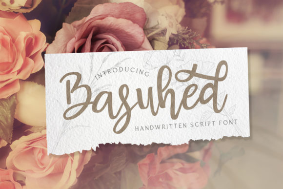 Discover Basuhed: A Handwritten Font for Editorial Elegance