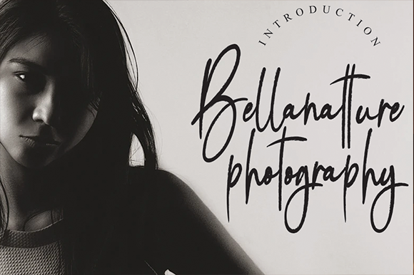 Discover Bellanatture: A Handwritten Font for Elegant Branding