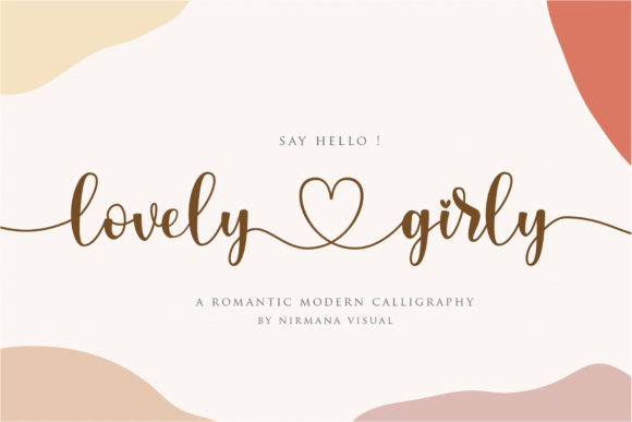 Discover Lovely Girly: A Handwritten Font for Editorial Charm