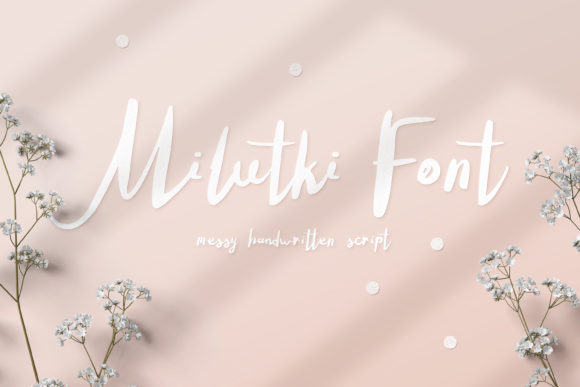Discover Milutki: A Charming Handwritten Font for Makers