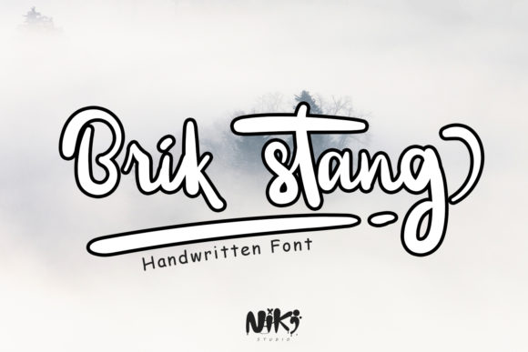Discover the Charm of Brik Stang: A Handwritten Font for Web Design
