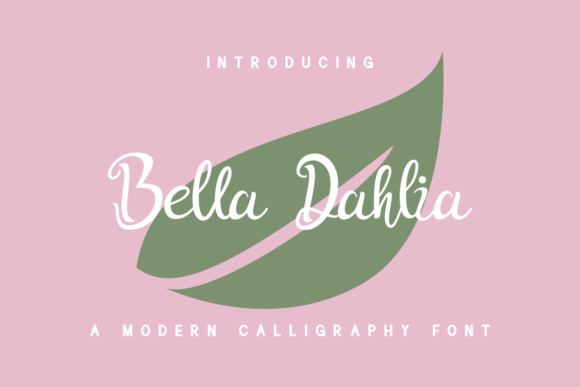 Discover the Elegance of Bella Dahlia: A Handwritten Font for Editorial Design