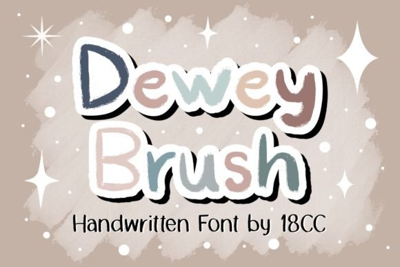 Elevate Your Campaigns with Dewey Brush Font