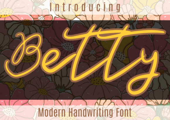 Enhance Your Brand with Betty: A Friendly Handwritten Font