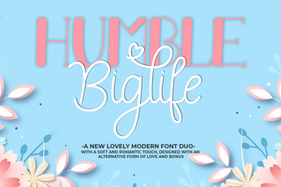 Enhance Your Brand with Humble Biglife Duo Font