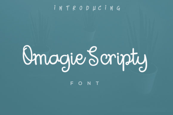 Enhance Your Brand with Omagie Scripty Font