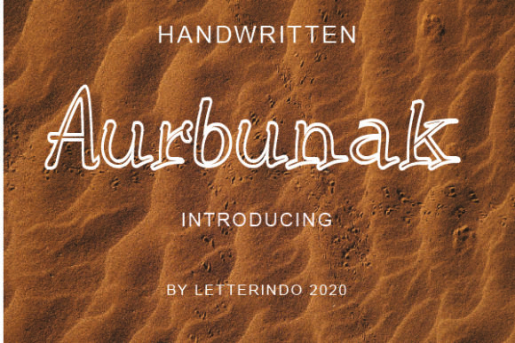 Enhance Your Campaigns with Aurbunak, the Charming Handwritten Font