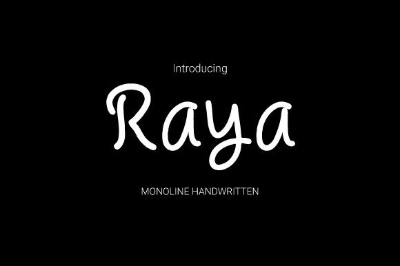 Enhance Your Campaigns with Raya: A Versatile Handwritten Font