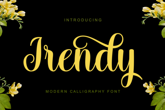 Enhancing Web Design with Irendy: A Versatile Script Font
