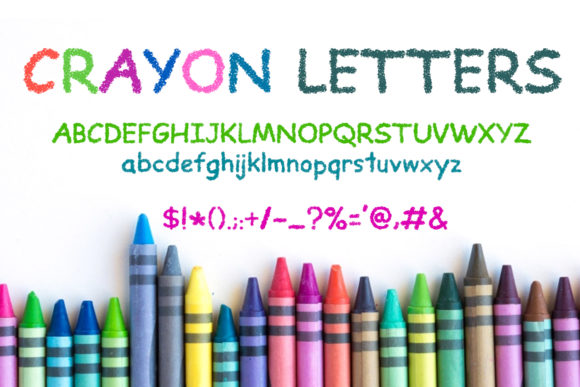 Exploring Crayon Letters: A Versatile Handwritten Font for Branding