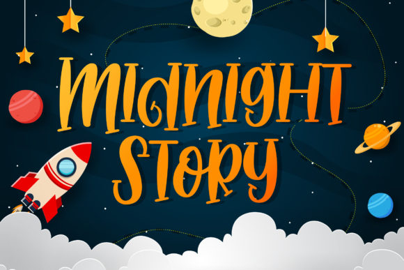 Midnight Story: A Handwritten Font for Editorial Charm
