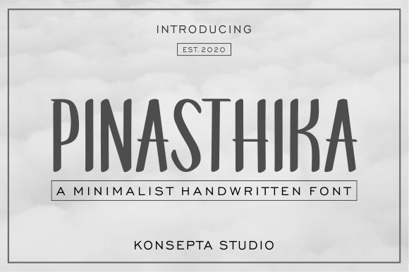 Pinasthika: A Versatile Handwritten Font for Creative Campaigns