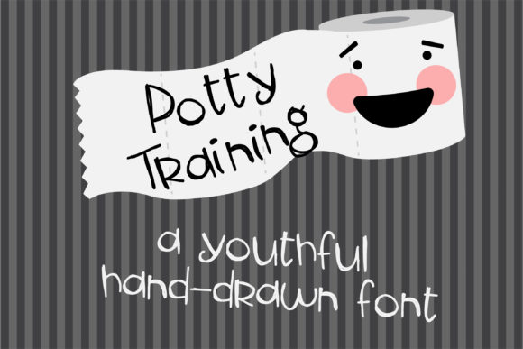 Potty Training: A Playful Handwritten Font for Editorial Design
