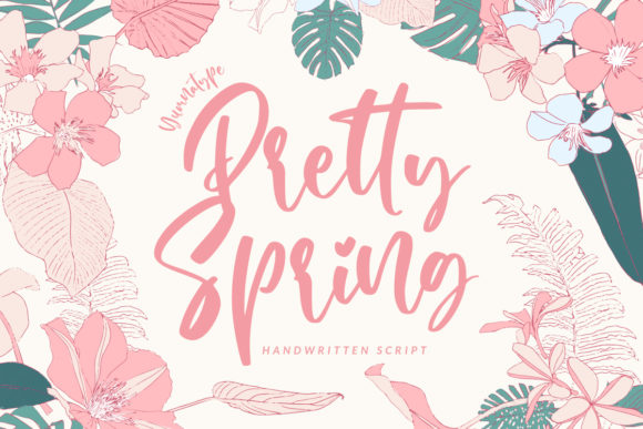 Pretty Spring: A Breath of Fresh Air in Typography
