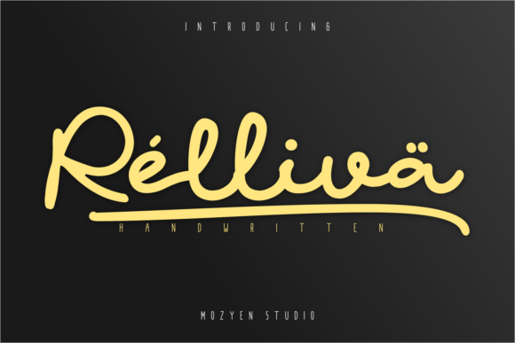Relliva: The Perfect Handwritten Font for Your Next Campaign