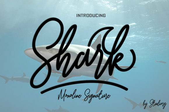 Shark: A Handwritten Font for Elegant Campaigns