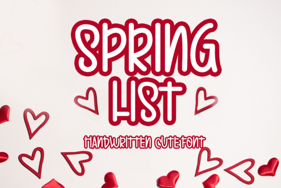 Spring List: A Handwritten Font for Charming Brand Visuals