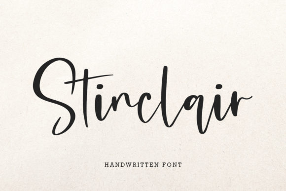 Stinclair: A Handwritten Font for Business Branding