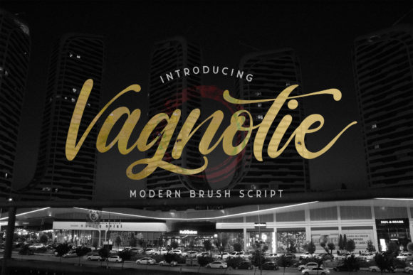 Vagnotie: A Modern Hand-Brush Font for Web Design