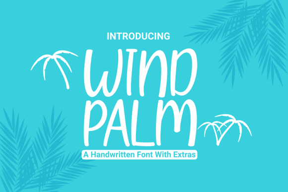 Wind Palm: A Sweet and Colorful Handwritten Font